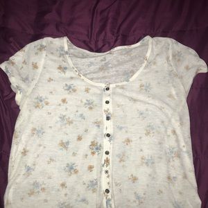American Eagle flower crop top